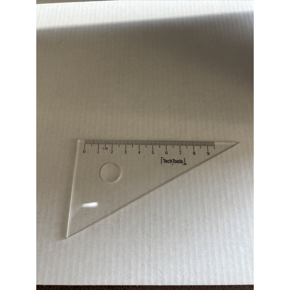 Vintage Measuring Tools, Triangle Ruler, Kmart Ruler, Lake City Craft Ruler - Picture 7 of 7